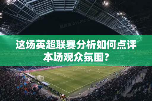 这场英超联赛分析如何点评本场观众氛围？-第1张图片-体育赛事解析网-新浪体育网