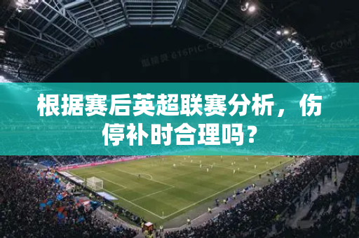 根据赛后英超联赛分析,伤停补时合理吗?-第1张图片-体育赛事解析网-新浪体育网 根据赛后英超联赛分析,伤停补时合理吗?-第1张图片-体育赛事解析网-新浪体育网
