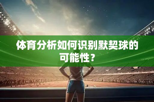体育分析如何识别默契球的可能性？